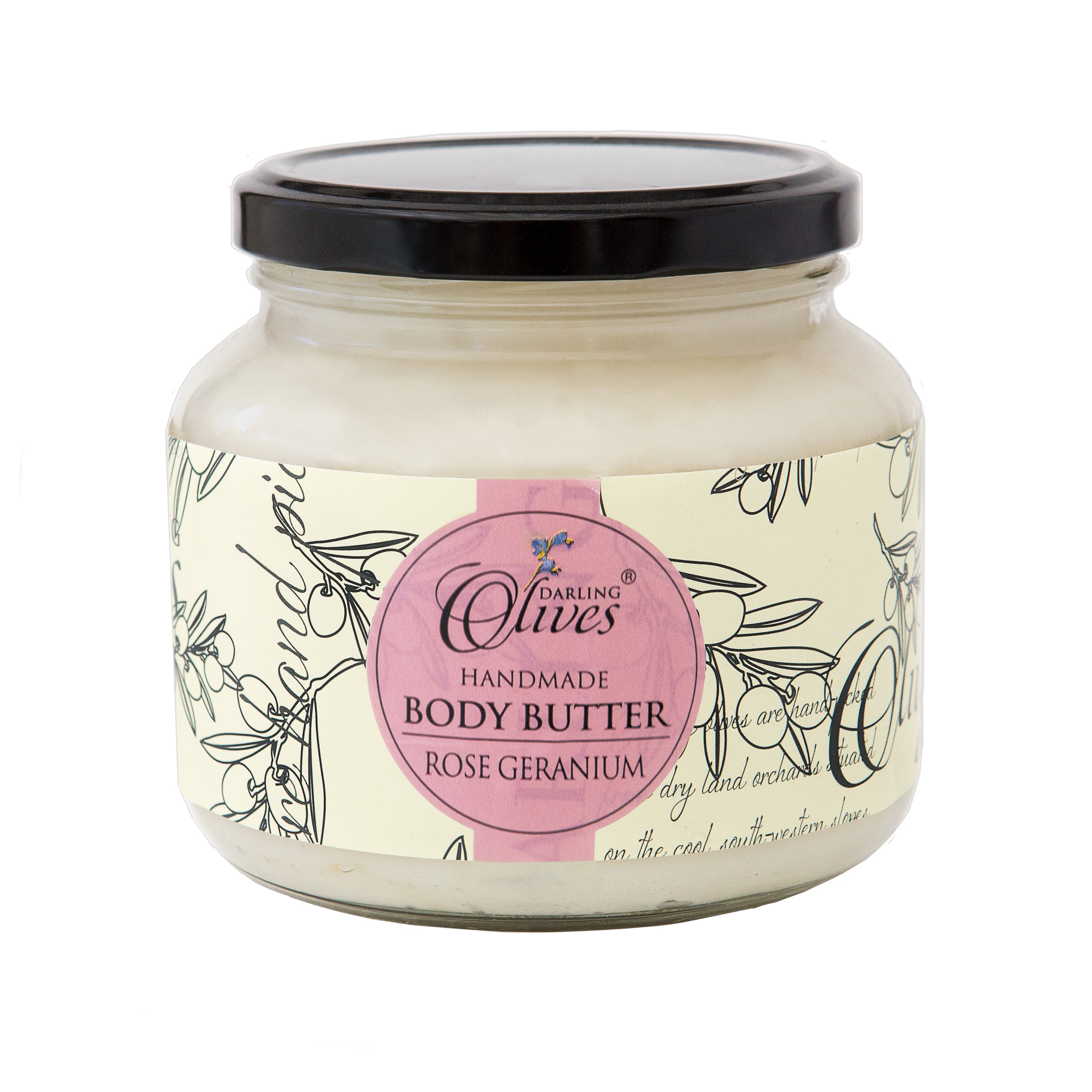 Body Butter Rose Geranium Darling Olives